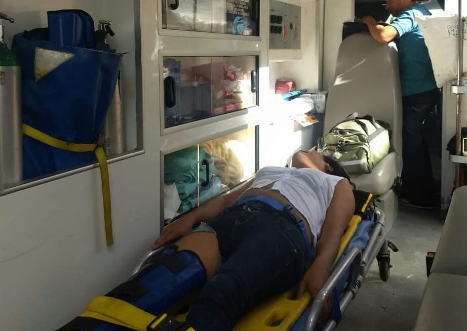 Ebrio se avienta al vacío y vive para contarlo