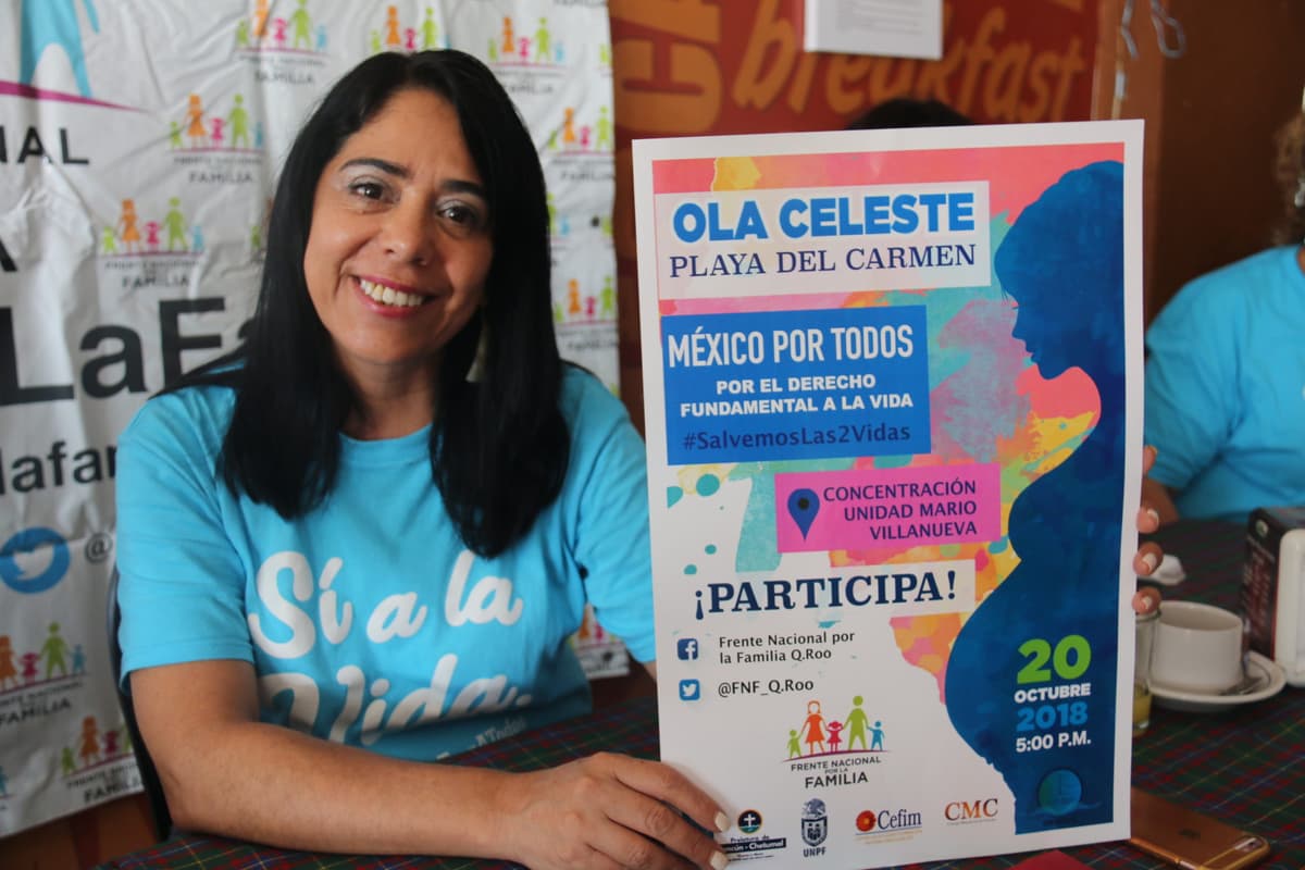 Marcharán a favor de las dos vidas: Ola Celeste