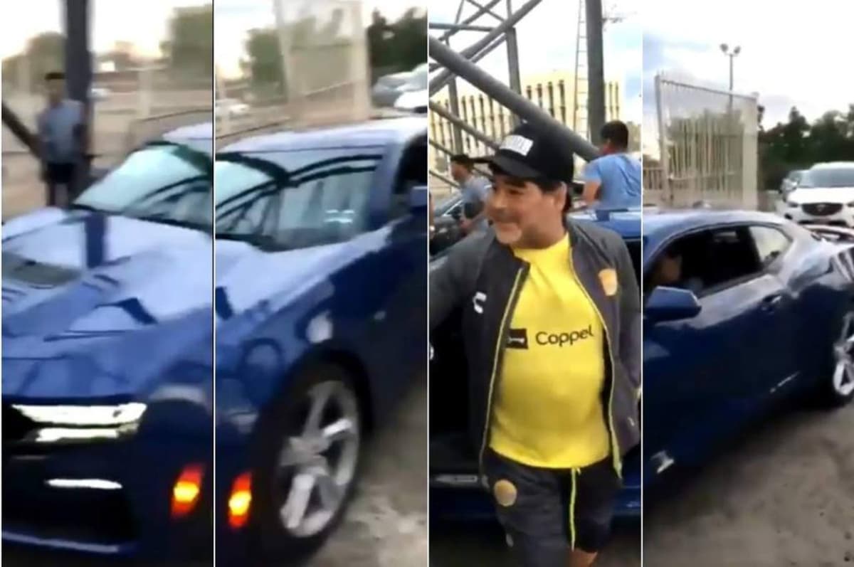 El lujoso auto que Dorados le regaló a Maradona