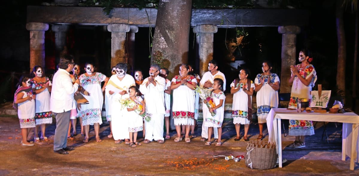 Celebran Día de Muertos en Parque Xcaret