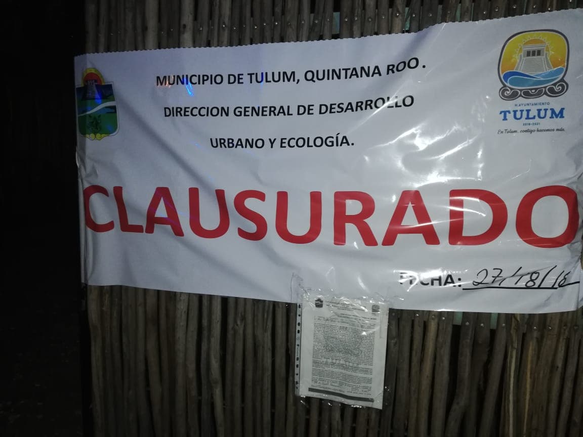 Clausuran por tercera vez bar "Amapola" de Tulum