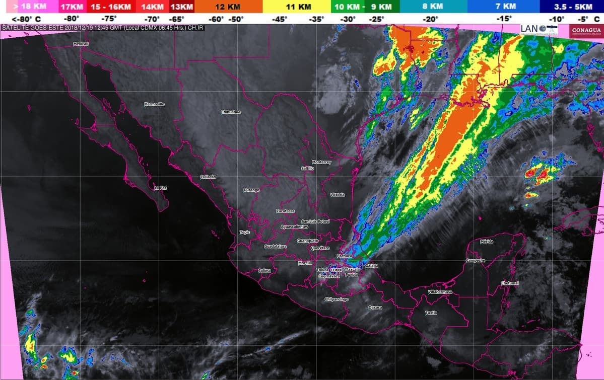 Pronostican frío y lluvias para Q. Roo