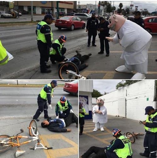 Doctor Simi atiende a atropellado