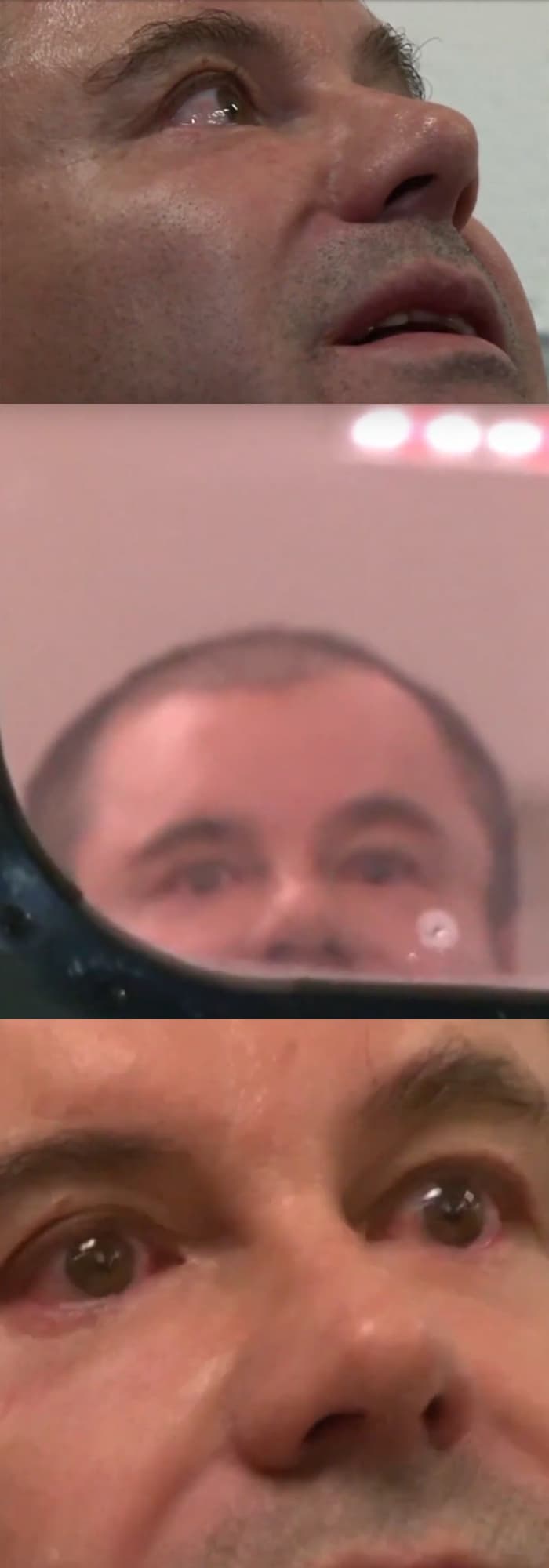 La DEA difunde video de "El Chapo" llorando tras extradición