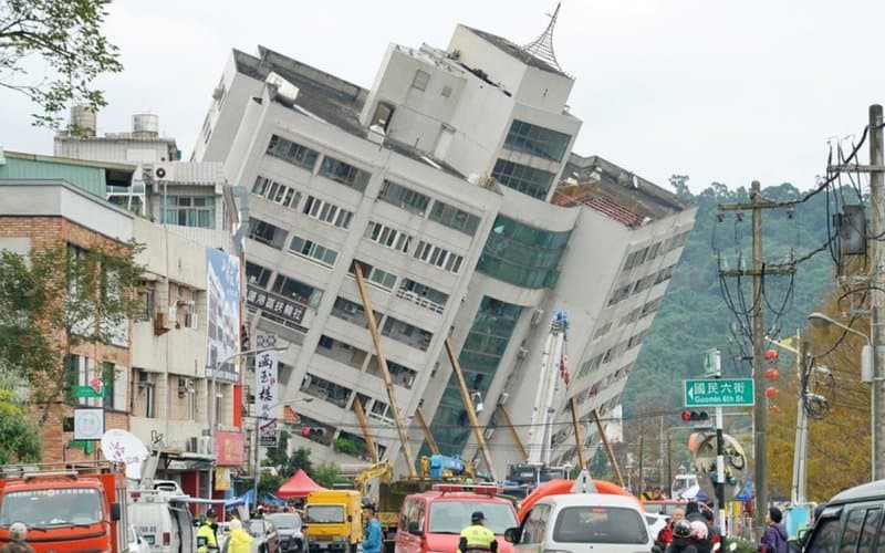 (Galería) Estos fueron los estragos del terremoto en Taiwán