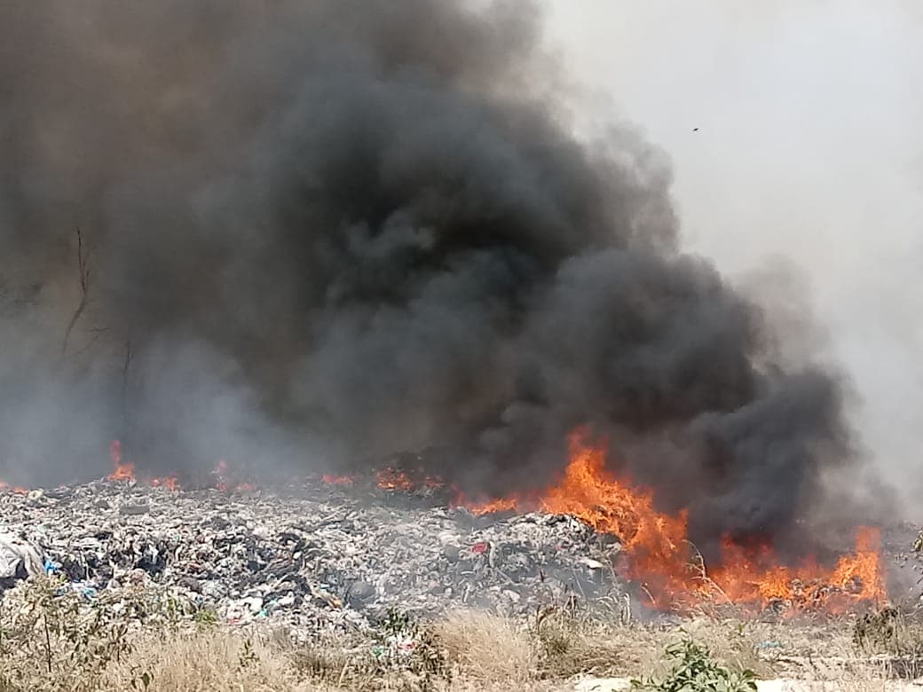 Arde, otra vez, el basurero de Chetumal