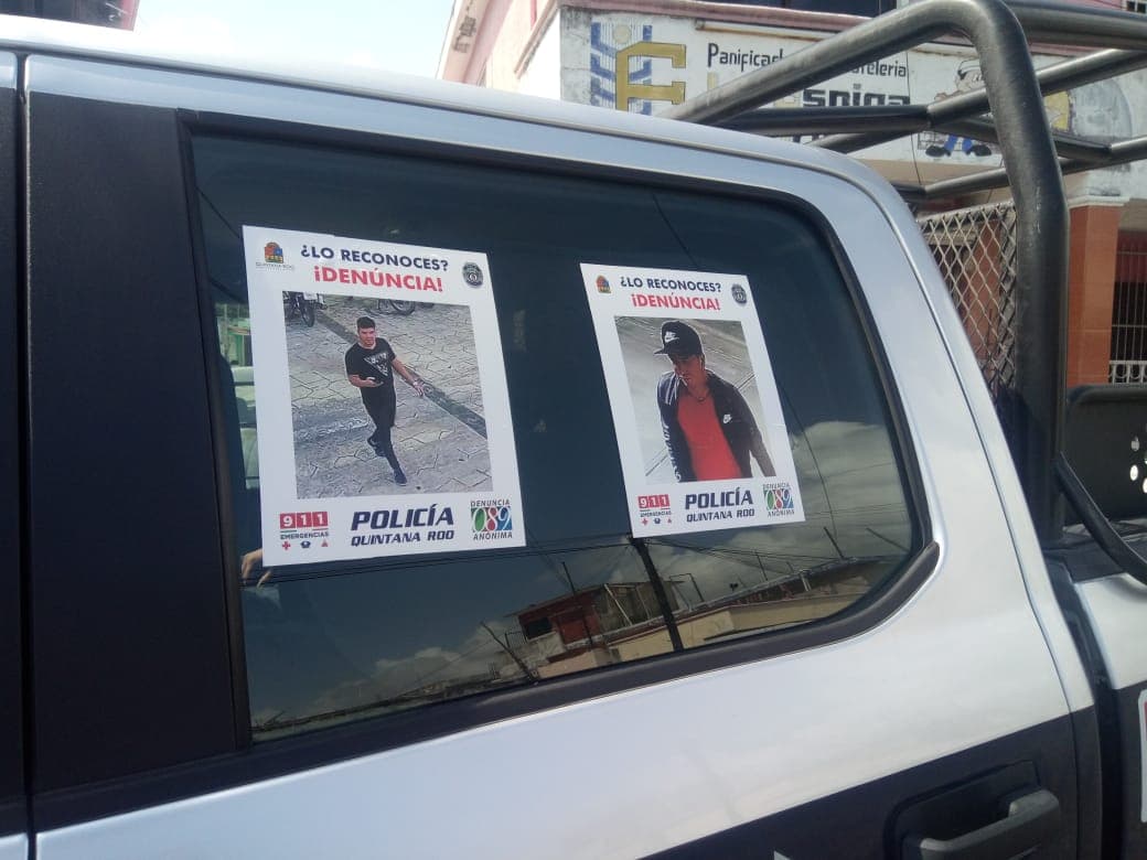 Ponen fotos de ladrones de relojes buscados en patrullas de Cancún