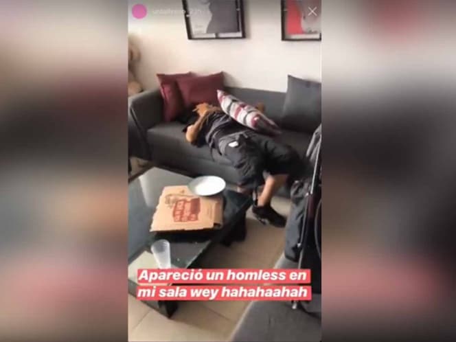 Aparece vagabundo en departamento de un joven y lo sube a Instagram