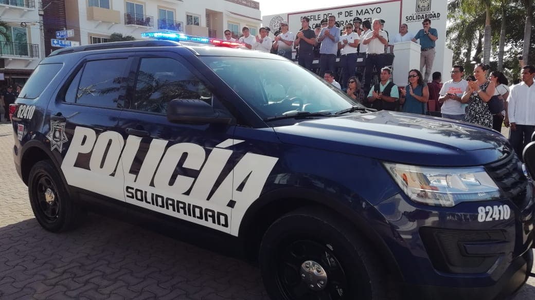 Presentan 35 nuevas patrullas en Solidaridad para combatir inseguridad