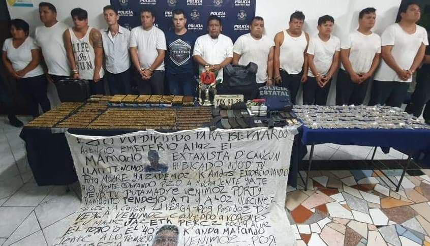Doce narcotaxistas son detenidos en Cancún