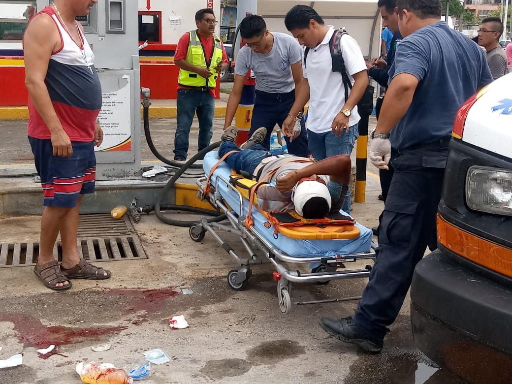 Explota tanque de gas en estación de carga en Chetumal