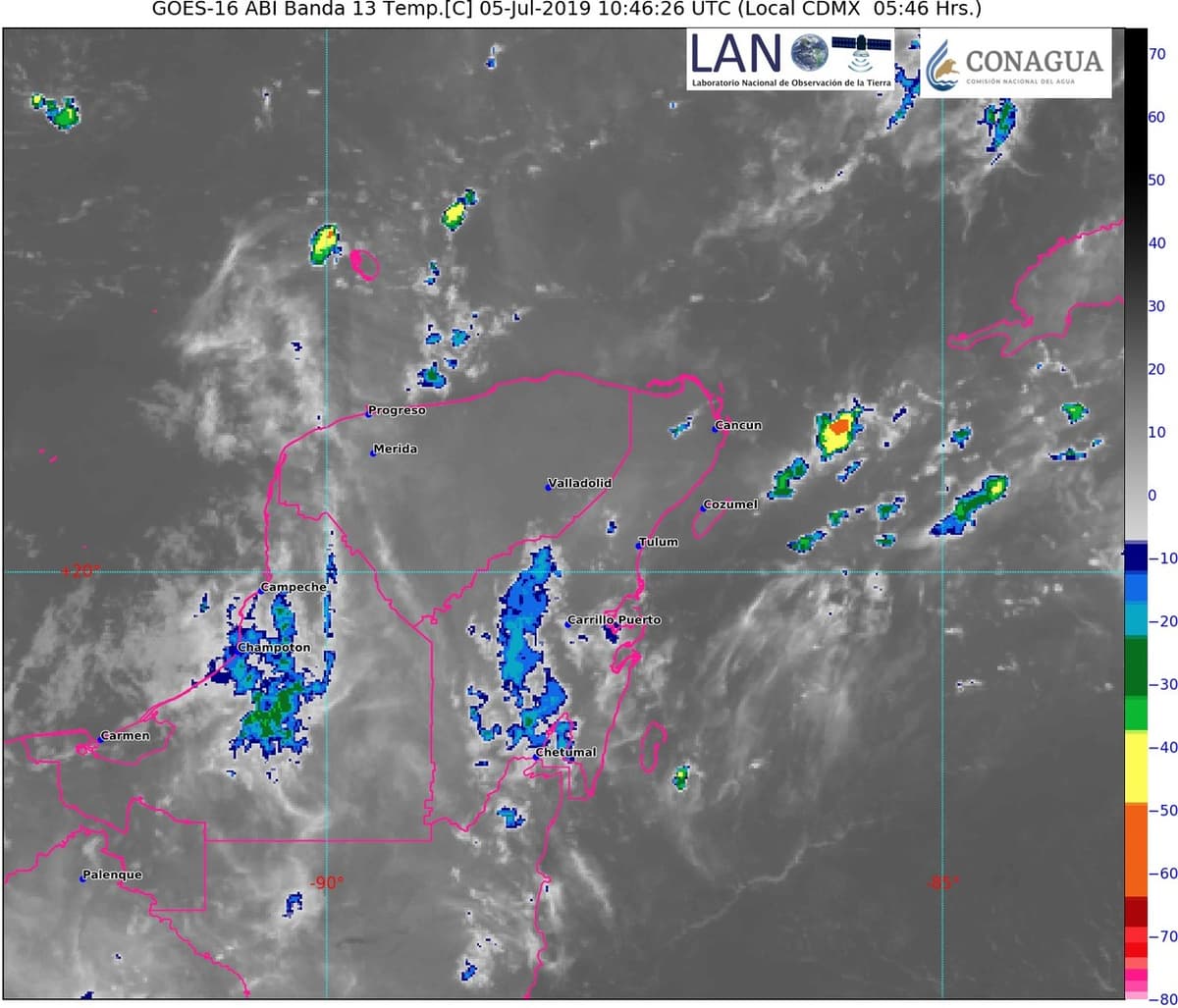 Mucho calor y pocas probabilidades de lluvia para Q. Roo