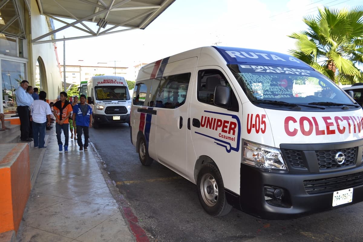 Suspenden transporte público por coronavirus en Cozumel