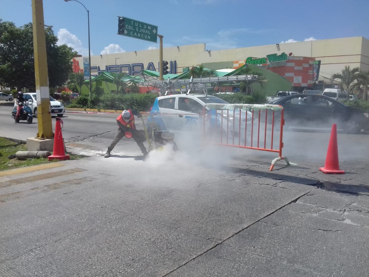 Primera etapa de trabajos en la avenida 115 de Solidaridad durará 60 días