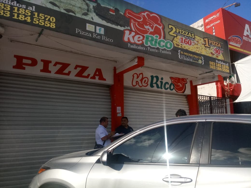 Roban durante la madrugada en una pizzería “Ke Rico” en Chetumal