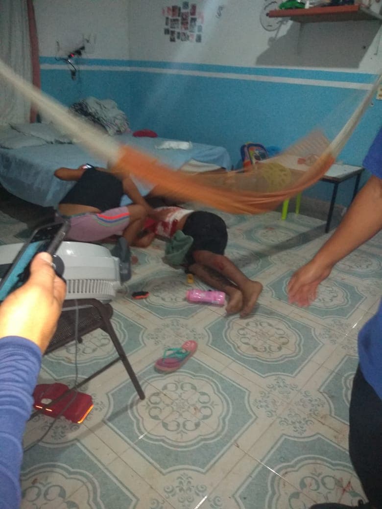 Tres baleados en Ignacio Zaragoza; los trasladaron a Cancún para ser atendidos