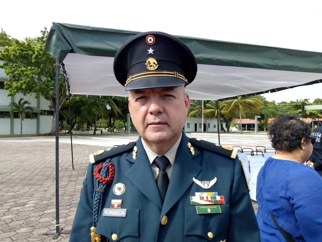 Asume Horacio Flores Fonseca el mando de la Guarnición Militar de Cancún