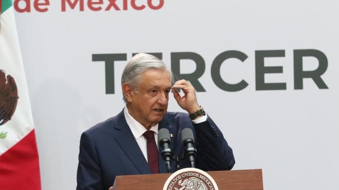 AMLO tiene otros datos y marca como tercero, el Primer Informe de Gobierno