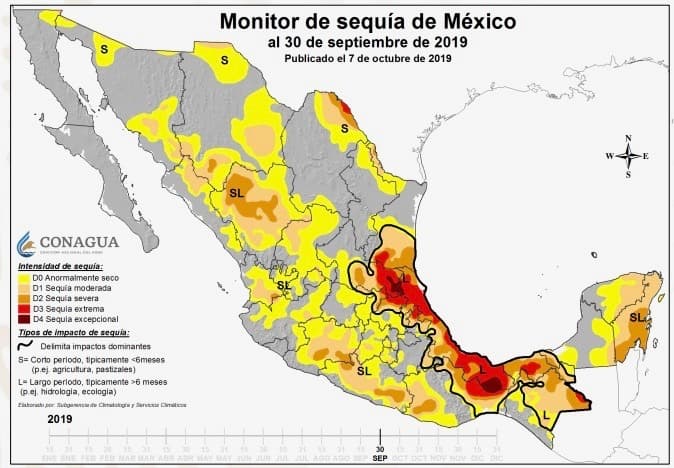 Un 95% de ejidos de la zona maya tienen cultivos siniestrados