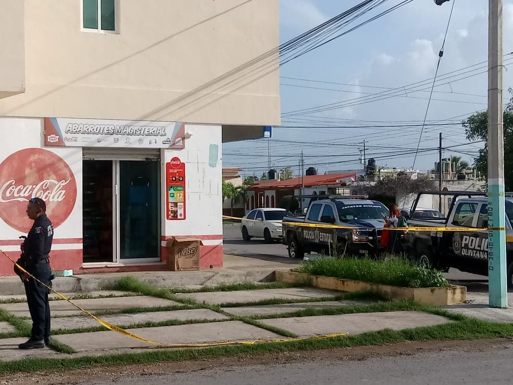 Roban tienda de abarrotes en Chetumal