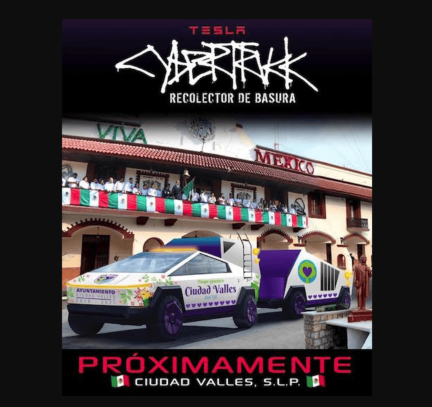 Alcalde de Ciudad Valles ya apartó 15 vehículos Cybertruck Tesla
