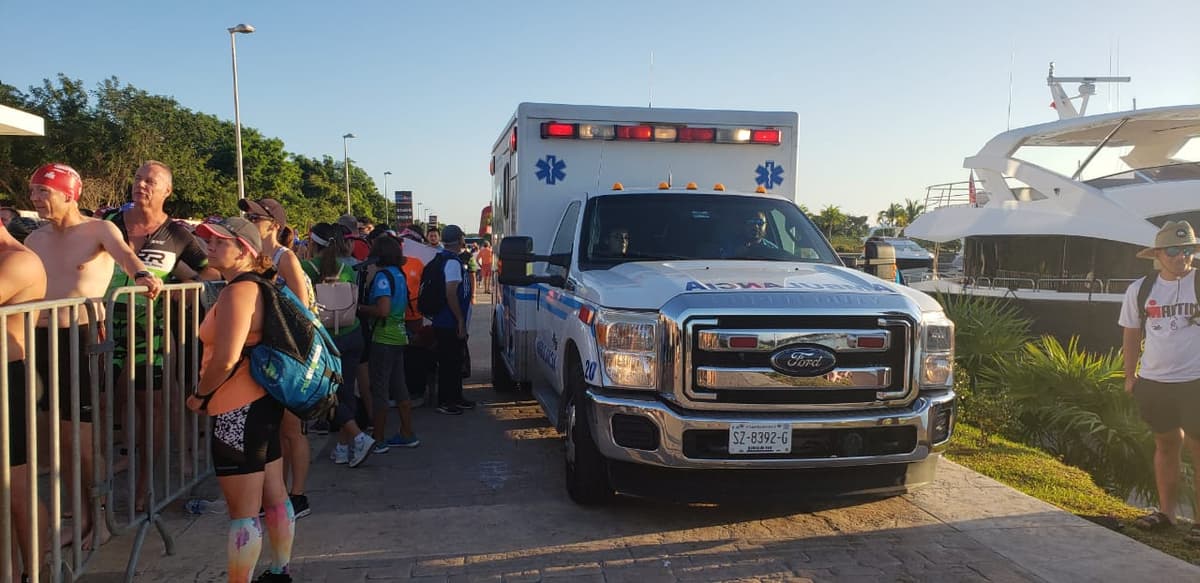 Fallece atleta de infarto, en Ironman Cozumel