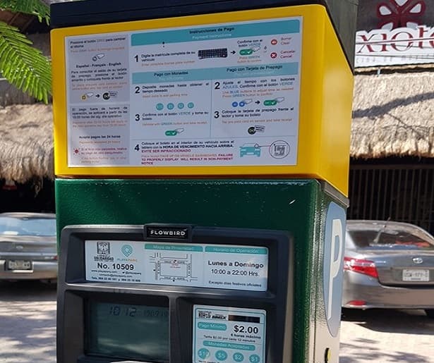 Retirarán parquímetros de Playa del Carmen