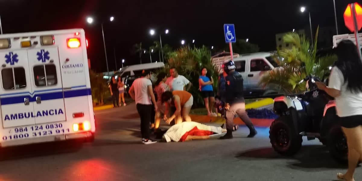 Muerte fulminante en plaza comercial de Playa del Carmen