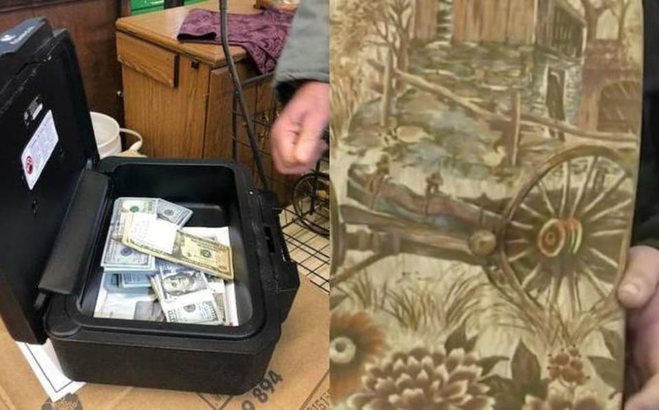 Hombre compra sillón usado y encuentra 800 mil pesos en efectivo