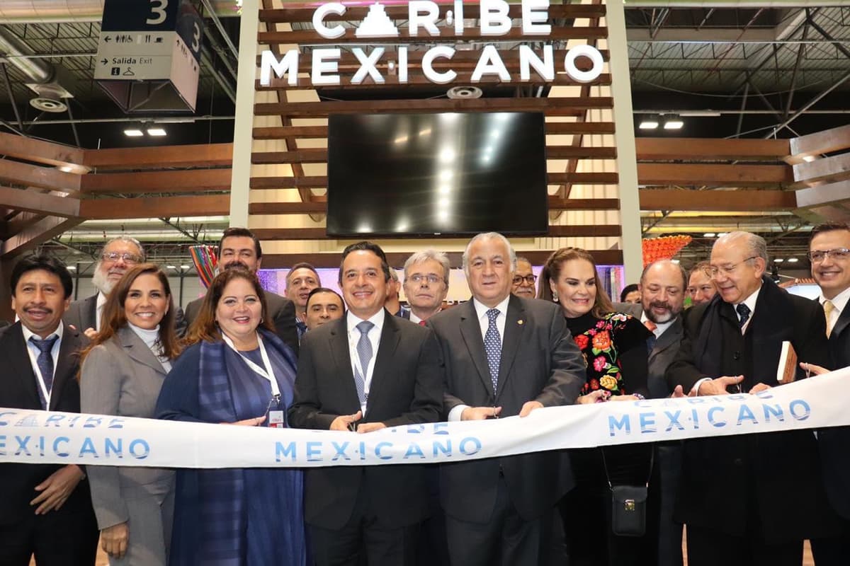 Inaugura Carlos Joaquín el pabellón Caribe Mexicano en la FITUR 2020