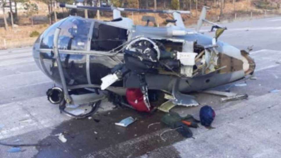 Helicóptero de la SEDENA se desploma en Chihuahua