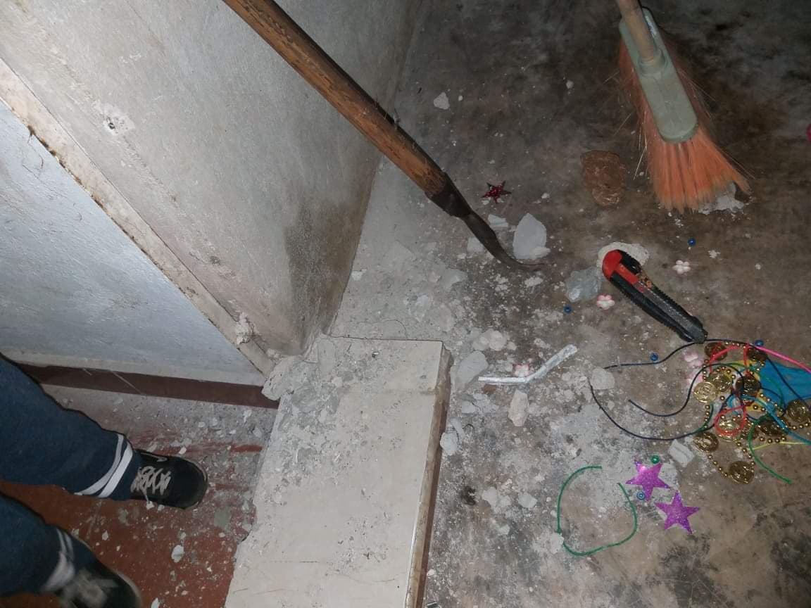 ¡Por la pared!; así entraron a robar a una casa en JJM