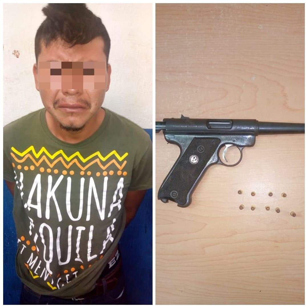 Capturan a sicario en Playa del Carmen, derraparon en moto tras persecución