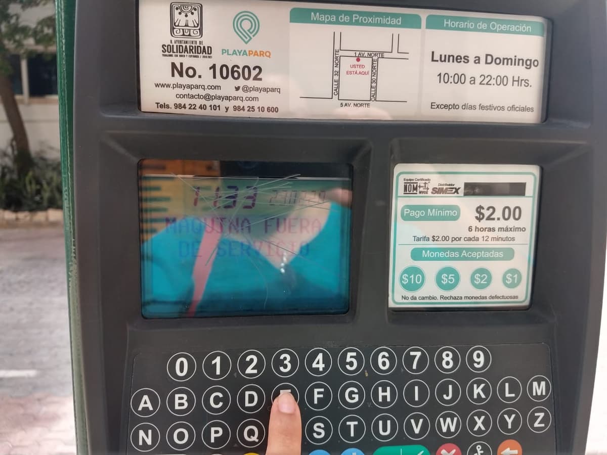 Galería: Parquímetros no están cobrando hoy en Playa del Carmen