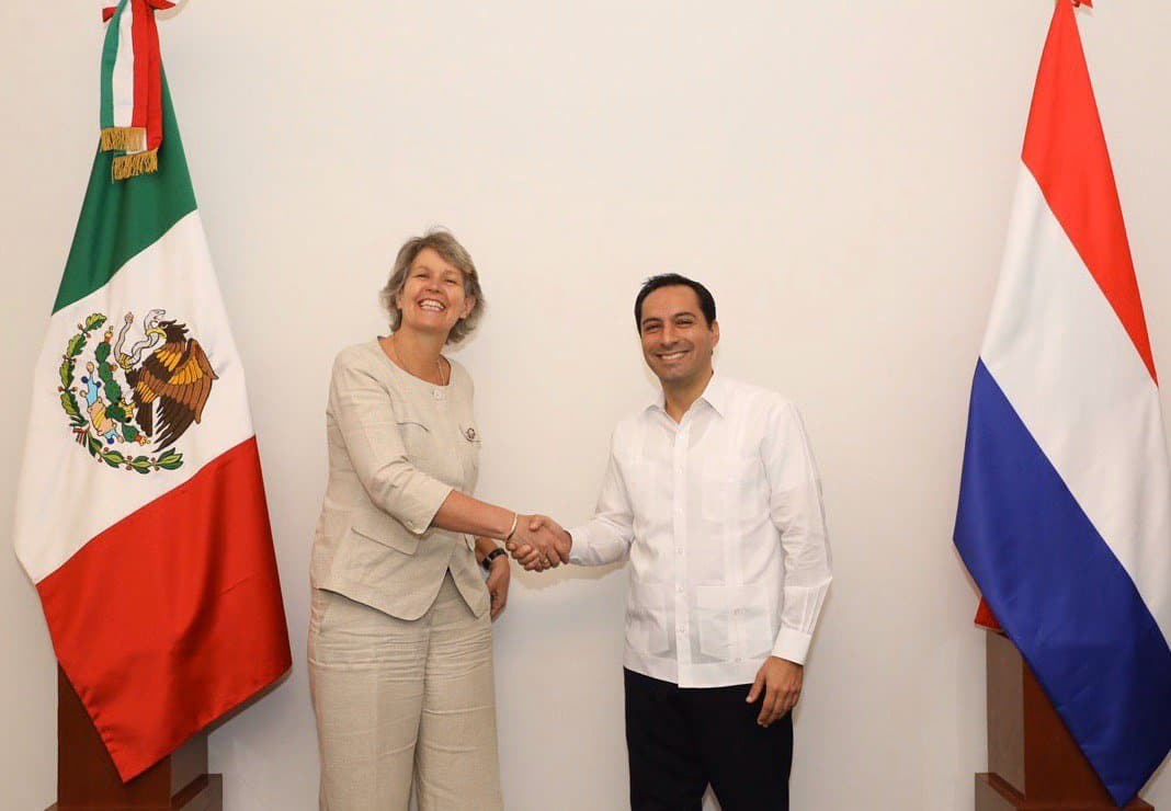Se reúne Mauricio Vila con embajadora de Países Bajos para atraer más inversión a Yucatán