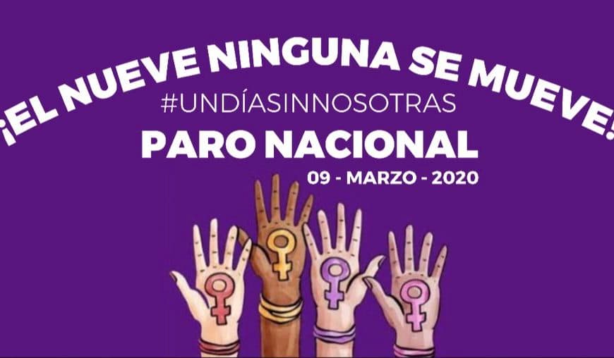 Convocan a paro nacional de mujeres para el 8 y 9 de marzo