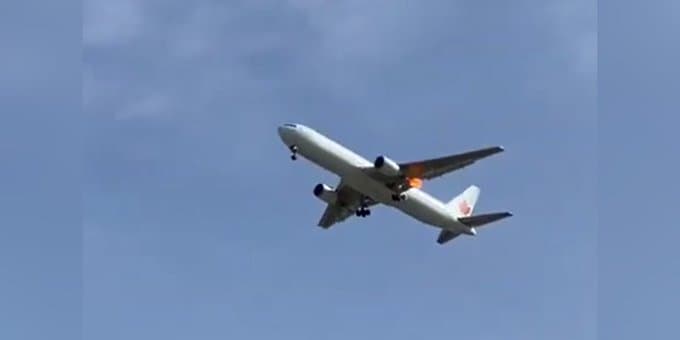 Aterriza con éxito avión canadiense 'Air Canada' en Madrid por emergencia