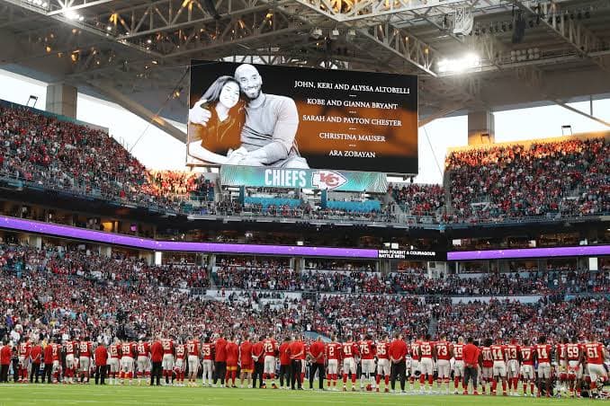 Así fue el homenaje a Kobe Bryant en el Super Bowl