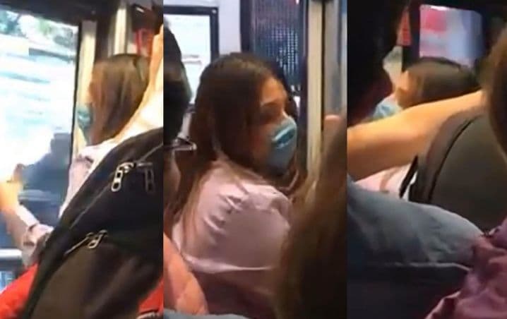 Video: Surge Lady Coronavirus, no quiere que nadie la toque en CDMX