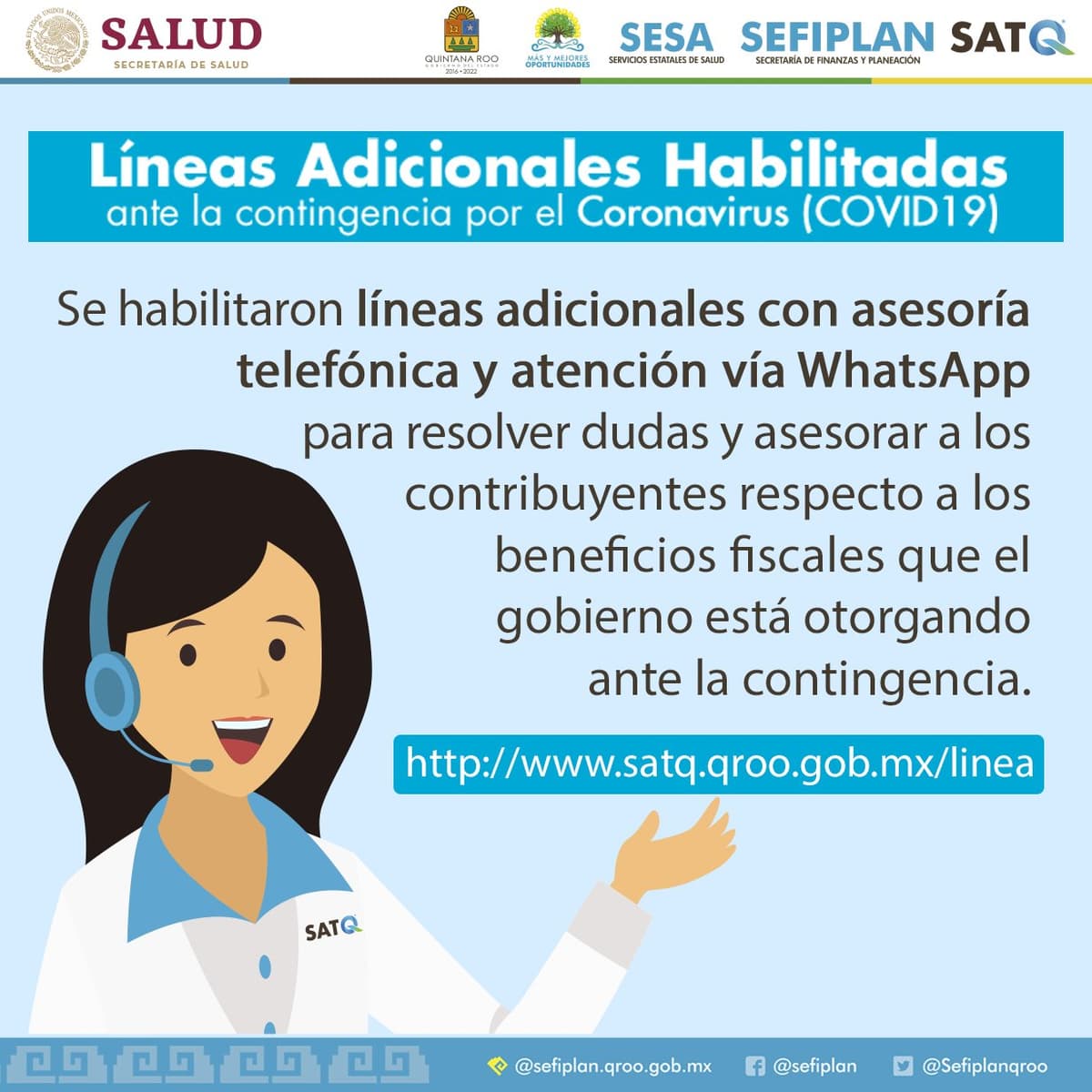 SEFIPLAN habilita líneas de atención a empresarios por coronavirus