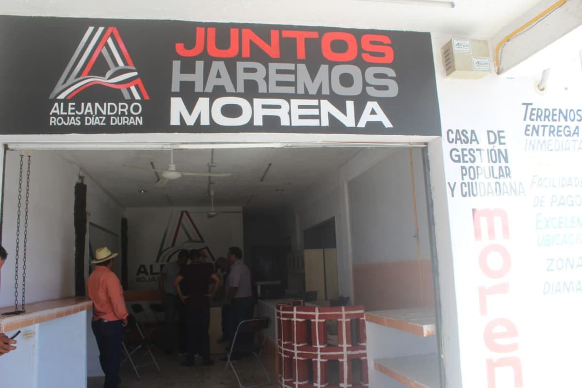 No acude candidato a dirigir Morena a inauguración de casa de gestión