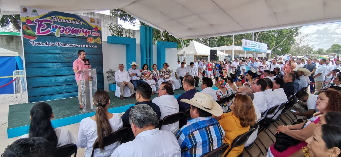 ¡Sin un peso de gobierno! arranca feria Expomor en la Zona Maya