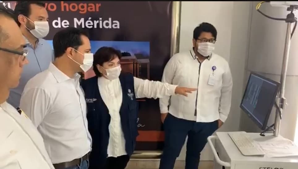Instalan en aeropuerto de Mérida filtros de temperatura por coronavirus