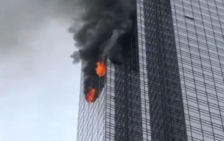 Difunden fake news de incendio de la Torre Trump; sucedió en 2018