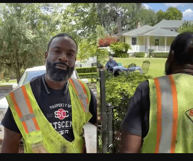 Video: Conserje lleva serenata a anciana que cumple años y está sola