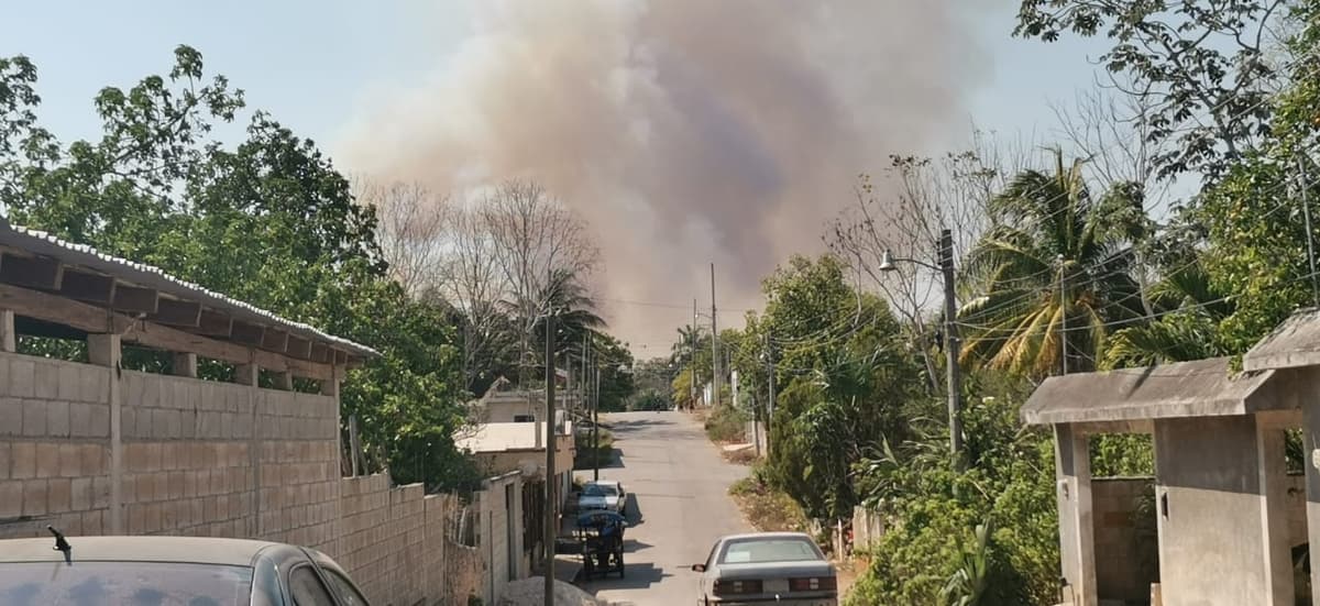 Surgen dos incendios forestales en José María Morelos
