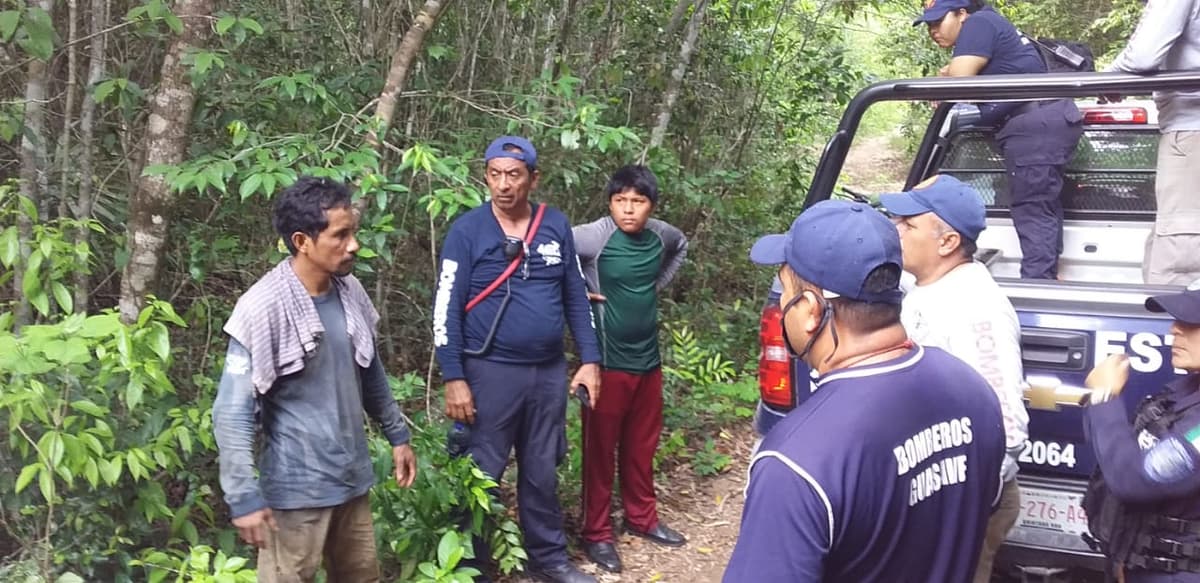 Pasaron 24 horas perdidos en la selva, en Chemuyil
