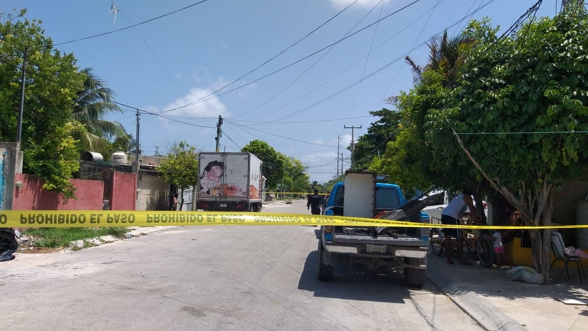 Ejecutado mientras iba en moto, en Cancún