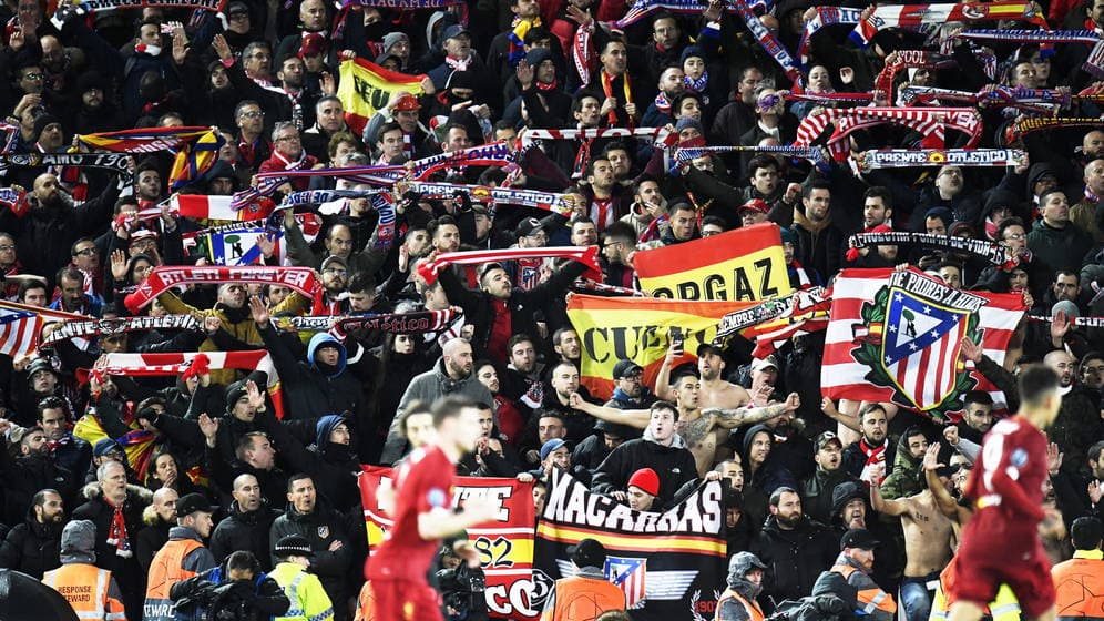 Encuentro entre Atlético de Madrid-Liverpool dejó 41 muertes por Covid-19