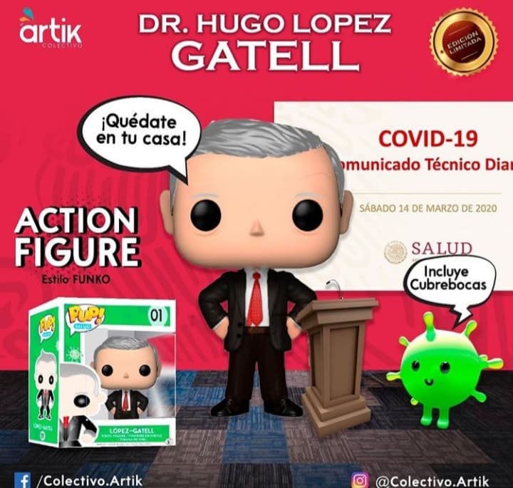 ¡Hugo López-Gatell tendrá nuevo muñeco tipo Funko!